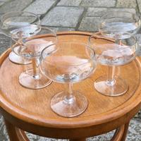 Bicchieri Buton Rosso Antico anni '60