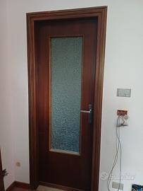 2 porte da interno 80cm o 70cm con vetro