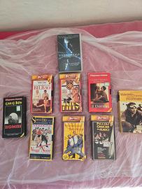 9 Vhs videocassette di vari titoli in buone condiz