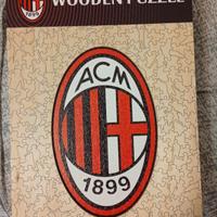 Logo Milan - Puzzle di legno