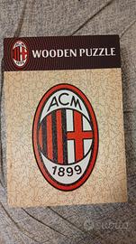 Logo Milan - Puzzle di legno