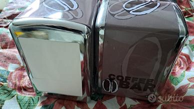 Coppia porta tovaglioli stile bar “Coffee Bar”