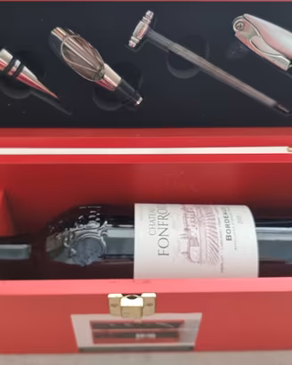 Set Vino  Fonfroide (75 cl) con accessori e scatle