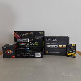 Componenti PC GTX 1080,Ryzen 5,32GB,B350-F Gaming