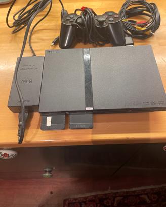 Play station 2 slim completa di accessori