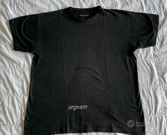 T-shirt nera ORGVSM, modello Black Rose, Tg. L
