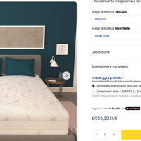 Materasso Baldiflex  Sweet Armony 25x180x200