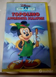videocassetta Disney  "Topolino apprendista..
