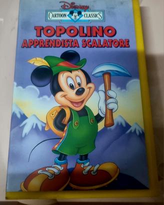 videocassetta Disney  "Topolino apprendista..