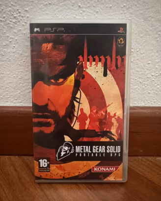 Metal Gear Solid Portable Ops PSP PAL ITA Completo