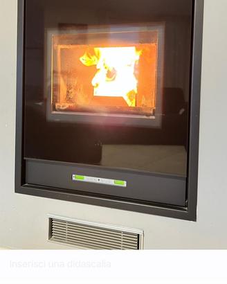 Termocamino pellet Edikamin modello idropellbox 15