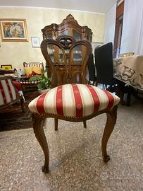 Set di 6 sedie in stile classico