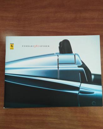 Depliant di Ferrari e supercars 