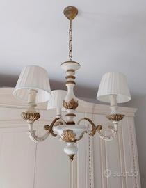 lampadario colore panna 