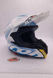 Casco Airoh Terminator 2.1 Levels Celeste-bia. XS