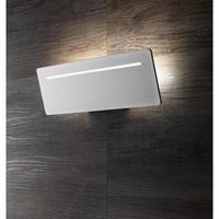 Sector applique LED rettangolare metallo bianco pe