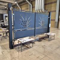 cancello con pilastri 