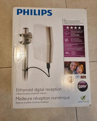 Antenna TV  amplificata Philips Hdtv