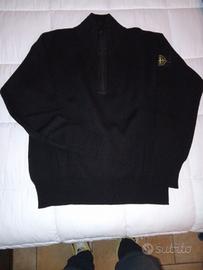 maglione uomo mezza zip Stone island