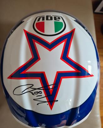 Casco AGV Marco Lucchinelli con sacca portacasco