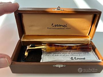Rasoio tartaruga Lorenzi Via Montenapoleone Milano