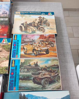 lotto soldatini e Mezzi SCALA 1/72