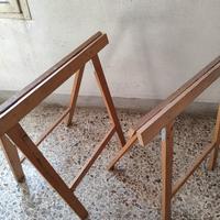 cavalletti di legno assortiti