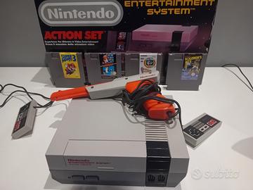 Action Set Nintendo + 4 gioc+ pistol+ 2 controller