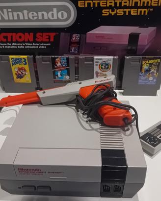 Action Set Nintendo + 4 gioc+ pistol+ 2 controller