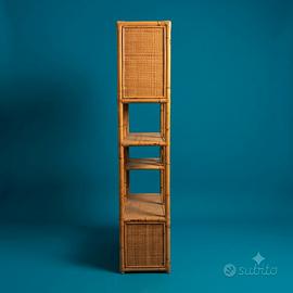 libreria in Bamboo rattan
