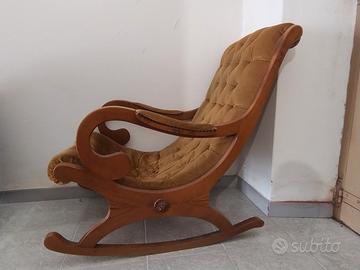 poltrona a dondolo vintage 