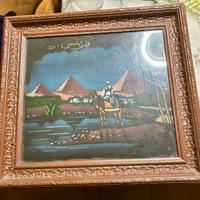 Opera d’arte, disegno lotto paesaggio natura