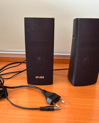 Coppia casse amplificate