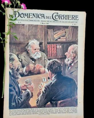 La Domenica del Corriere 3 marzo 1957 Carducci