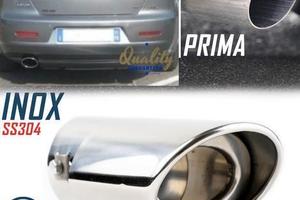 TERMINALE di Scarico ALFA ROMEO 159 Cromato Ovale