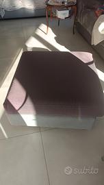 Pouf grigio e violetto