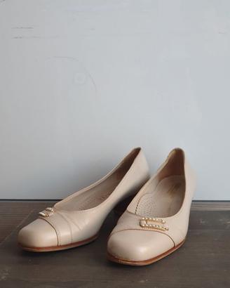 Ballerine beige eleganti-Come Nuove
