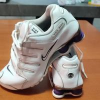 Nike Shox Bianche e Viola - Taglia EU 38