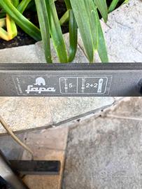 Porta sci fapa per fuoristrada