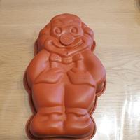 STAMPO IN SILICONE ALIMENTARE A FORMA DI CLOWN. 