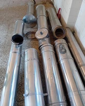 TUBI ACCIAIO INOX PER CANNA FUMARIA 