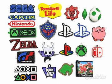 Portachiavi Gamer Stampa 3D – PlayStation, Nintend