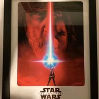 Poster Star Wars Gli Ultimi Jedi Incorniciato