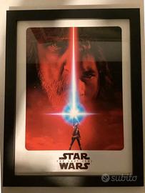 Poster Star Wars Gli Ultimi Jedi Incorniciato