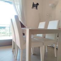 Tavolo da pranzo rettangolare allungabile + sedie