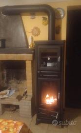 Stufa legna con forno Anna Thermorossi 13KW 2023