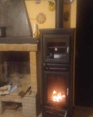 Stufa legna con forno Anna Thermorossi 13KW 2023