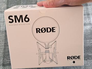 RODE SM6 Shock Mount con filtro pop