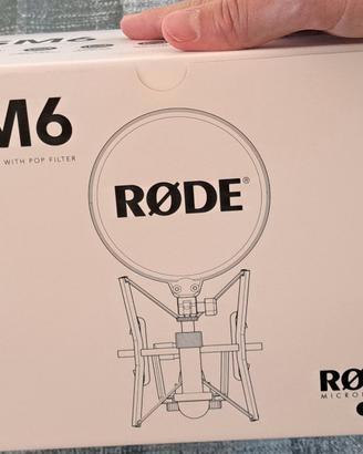 RODE SM6 Shock Mount con filtro pop