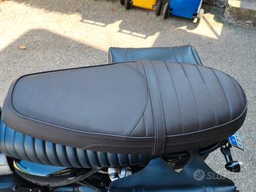 sella  triumph bonneville t120 marrone brown scuro